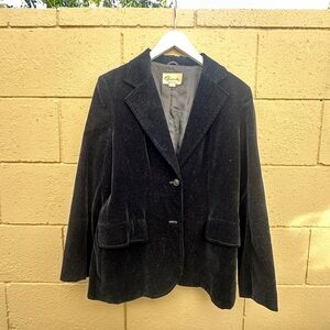 Cache Black Velvet Women's Blazer